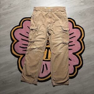 Carhartt Relaxed Fit Cargo Pants Size 36x32 Tan